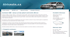 Desktop Screenshot of abbauto.cz